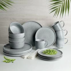 Excellent Serviesset - Servies - 16 Stuks - Aardewerk - Grijs -Demeyere Winkel 1200x1200 84