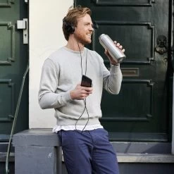 Mepal – Isoleerfles Ellipse 900 Ml – Houdt Je Drankje 12 Uur Warm En 24 Uur Koud – Natural Brushed – Geschikt Voor Bruiswater – Thermosfles – Lekdicht -Demeyere Winkel 1200x1200 908