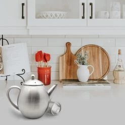 Vaja Valerie - Theepot Met Filter - Dubbelwandig - RVS - 1.2L 22 Vaja Valerie - Theepot Met Filter - Dubbelwandig - RVS - 1.2L -Demeyere Winkel 1200x1200 95