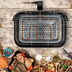 Princess 112252 Hybride Barbecue – Elektrische BBQ - Tafelmodel - 2000W - 44x 29cm - Gebruik Elektrisch Of Met Kolen 39 Princess 112252 Hybride Barbecue – Elektrische BBQ - Tafelmodel - 2000W - 44x 29cm - Gebruik Elektrisch Of Met Kolen -Demeyere Winkel 1200x1200 981