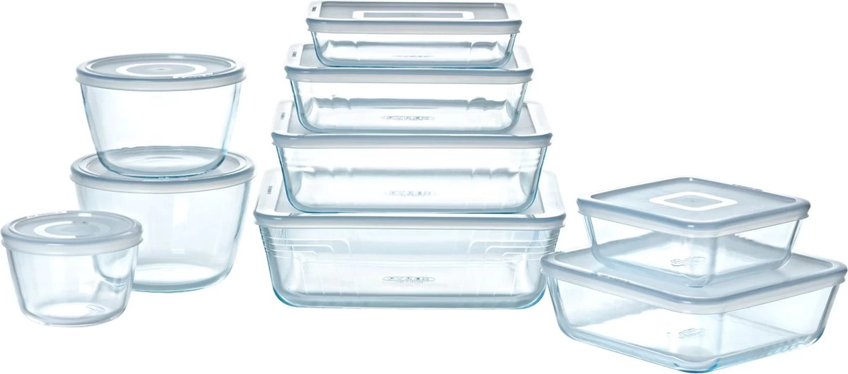 Pyrex - Cook & Freeze Schaal Vierkant Met Deksel 15 X 15cm - Transparant 2 Pyrex - Cook & Freeze Schaal Vierkant Met Deksel 15 X 15cm - Transparant - Afbeelding 2