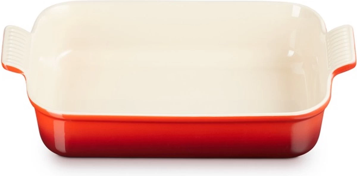 Le Creuset Ovenschaal Heritage Kersenrood 32 X 24 X 7.5 Cm 4 Le Creuset Ovenschaal Heritage Kersenrood 32 X 24 X 7.5 Cm - Afbeelding 4