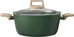 Forest, Braadpan Met Deksel – Ø 16 Cm – 100% Gerecycled Aluminium – Geschikt Voor Alle Warmtebronnen - Duurzame Pan – PFOA Vrij – Sudderpan – Stoofpan – 2.5 L