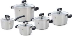 BK Conical Cool Pannenset - 5-delig - RVS - Geschikt Voor Alle Warmtebronnen 31 BK Conical Cool Pannenset - 5-delig - RVS - Geschikt Voor Alle Warmtebronnen -Demeyere Winkel 1200x608 1