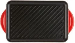 Le Creuset - Gietijzeren Grillplaat - 32x22cm - Kersenrood -Demeyere Winkel 1200x685