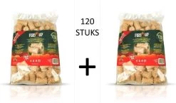 Fire-Up Aanmaak Houtkrullen - 2 Zakken Van 60 Stuks - (120 Stuks!)