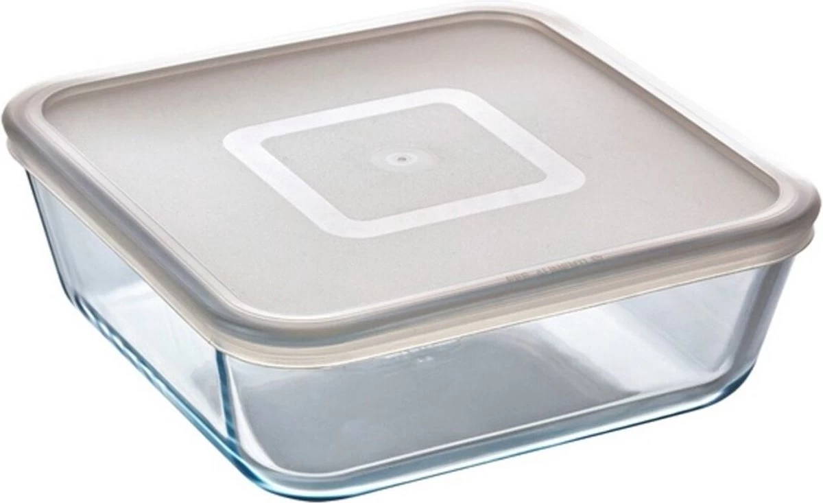 Pyrex - Cook & Freeze Schaal Vierkant Met Deksel 15 X 15cm - Transparant 3 Pyrex - Cook & Freeze Schaal Vierkant Met Deksel 15 X 15cm - Transparant - Afbeelding 3