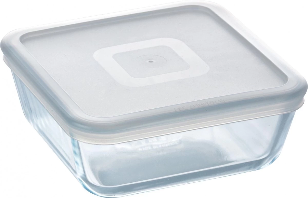 Pyrex - Cook & Freeze Schaal Vierkant Met Deksel 15 X 15cm - Transparant 1 Pyrex - Cook & Freeze Schaal Vierkant Met Deksel 15 X 15cm - Transparant