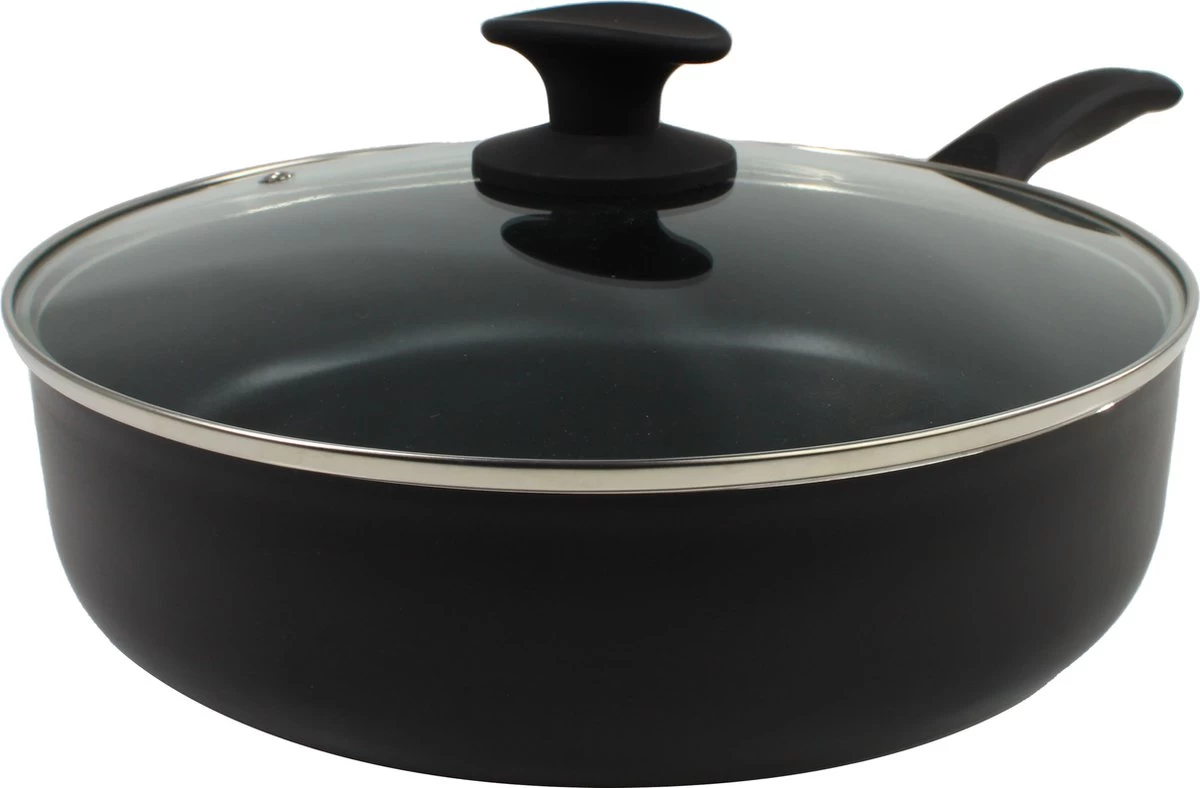 Miller Hapjespan Inductie 28cm - Alle Warmtebronnen - Anti Aanbaklaag 1 Miller Hapjespan Inductie 28cm - Alle Warmtebronnen - Anti Aanbaklaag