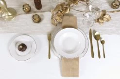 LeRijn® Serviesset Deventer 6 Persoons - 18 Delig - Licht Crème Wit Met Gouden Rand En Motief - Dinerborden - Soepborden - Dessertborden - Borden Servies - Bordenset -Demeyere Winkel 1200x793 2