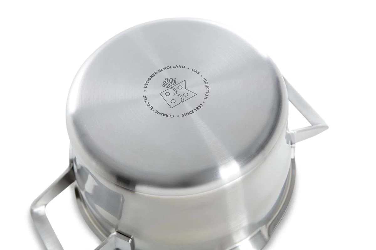 BK Premium+ Pannenset - 9-delig - Veilig Afgietsysteem - Inductie 15 BK Premium+ Pannenset - 9-delig - Veilig Afgietsysteem - Inductie - Afbeelding 15