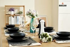 Buccan Borden Set - Matt Onyx - Zwart - 18pcs -Demeyere Winkel 1200x799 4