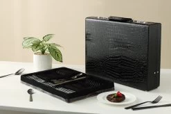 Swiss Pro+ Bestekset In Koffer-72 Delig-12 Persoons-Zwitsers Kwaliteit-Complete Set-100% Roestvrijstaal- Zwart -Demeyere Winkel 1200x799 45