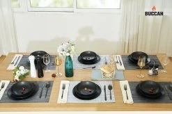 Buccan Borden Set - Matt Onyx - Zwart - 18pcs -Demeyere Winkel 1200x799 6