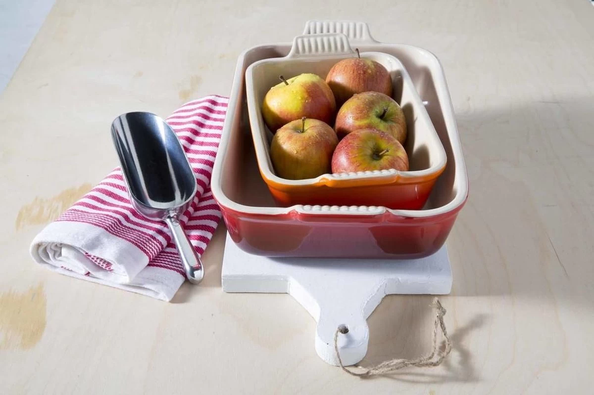 Le Creuset Ovenschaal Heritage Kersenrood 32 X 24 X 7.5 Cm 2 Le Creuset Ovenschaal Heritage Kersenrood 32 X 24 X 7.5 Cm - Afbeelding 2