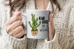 Mok - Koffiemok - Spreuken - Quote - 'Kak Dus Dat Je Weggaat' - Baan - Mokken - 350 ML - Beker - Koffiemokken - Theemok - Mok Met Tekst 10 Mok - Koffiemok - Spreuken - Quote - 'Kak Dus Dat Je Weggaat' - Baan - Mokken - 350 ML - Beker - Koffiemokken - Theemok - Mok Met Tekst -Demeyere Winkel 1200x800 12