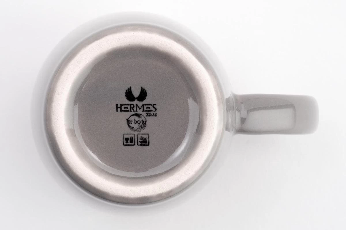 Lite-Body - Hermes - Thee Beker 30cl - Set Van 6 - Grijs 3 Lite-Body - Hermes - Thee Beker 30cl - Set Van 6 - Grijs - Afbeelding 3