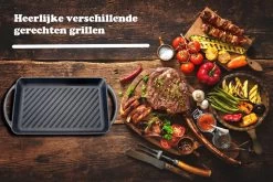 Kicinn Grillplaat - Gietijzer - Geëmailleerd - Incl. Accessoires - Ø 33 X 21.8 Cm (LxB) -Demeyere Winkel 1200x801 4