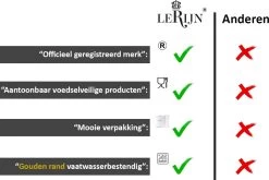LeRijn® Serviesset Deventer 6 Persoons - 18 Delig - Licht Crème Wit Met Gouden Rand En Motief - Dinerborden - Soepborden - Dessertborden - Borden Servies - Bordenset -Demeyere Winkel 1200x802