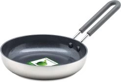 GreenPan Mini Koekenpan 14cm - Zilver - Inductie - PFAS-vrij -Demeyere Winkel 1200x811