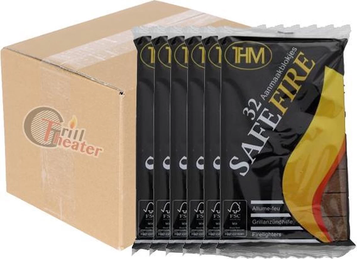 24 Pakjes Bruine Aanmaakblokjes á 32 1 24 Pakjes Bruine Aanmaakblokjes á 32