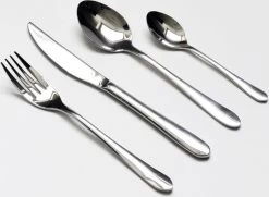 Merkloos Bestekset Luxe Round 24-delig | Premium Quality | 6 Personen