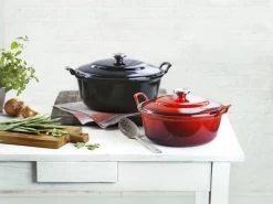 Le Creuset Braadpan Faitout Tradition Kersenrood - ø 24 Cm / 3 Liter -Demeyere Winkel 1200x898 2