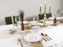 LeRijn® Serviesset Deventer 6 Persoons - 18 Delig - Licht Crème Wit Met Gouden Rand En Motief - Dinerborden - Soepborden - Dessertborden - Borden Servies - Bordenset -Demeyere Winkel 1200x899 2