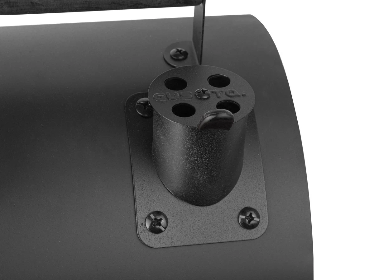 Gusta Barbecue Grill En Smoker - Grilloppervlak (LxB) 22 X 18 Cm - Met Thermometer - Zwart 3 Gusta Barbecue Grill En Smoker - Grilloppervlak (LxB) 22 X 18 Cm - Met Thermometer - Zwart - Afbeelding 3