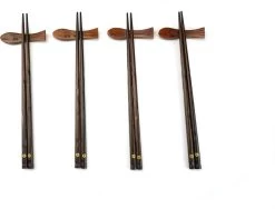 Asiansticks - Luxe Houten Chopsticks Met Houder - Sushiset Voor 4 Personen - Cadeauset -Demeyere Winkel 1200x912