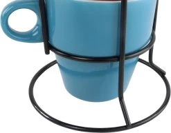 Orange85 Koffiekopjes - Met Houder - Set Van 6 - Gekleurd - 300 Ml - Keramiek -Demeyere Winkel 1200x936