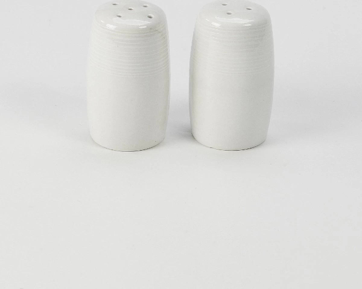 JT Serviesset - Wit - 35delig - 4 Persoons - Luxe Reliëf Design 6 JT Serviesset - Wit - 35delig - 4 Persoons - Luxe Reliëf Design - Afbeelding 6