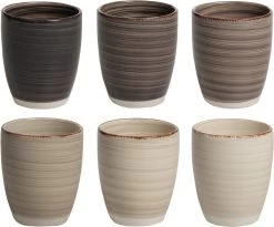 Studio Tavola Bekers Vintage Loft 350 Ml - 6 Stuks