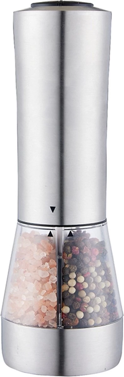 KROMS Peper En Zoutmolen Set - Peper En Zoutmolen Set Elektrisch -2 In 1 - Instelbare Maalgraad - Pepermolen - Zoutmolen - Peper En Zoutmolen Elektrisch 1 KROMS Peper En Zoutmolen Set - Peper En Zoutmolen Set Elektrisch -2 In 1 - Instelbare Maalgraad - Pepermolen - Zoutmolen - Peper En Zoutmolen Elektrisch