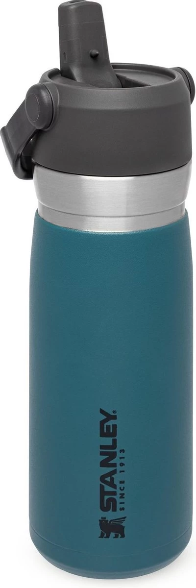 Stanley The IceFlow™ Flip Straw Water Bottle 0,65L - Thermosfles - Lagoon 1 Stanley The IceFlow™ Flip Straw Water Bottle 0,65L - Thermosfles - Lagoon