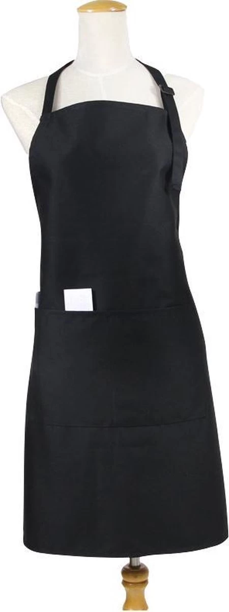Schortenwinkel - Professioneel Keukenschort - Kookschort - Horeca - Zwart 1 Schortenwinkel - Professioneel Keukenschort - Kookschort - Horeca - Zwart