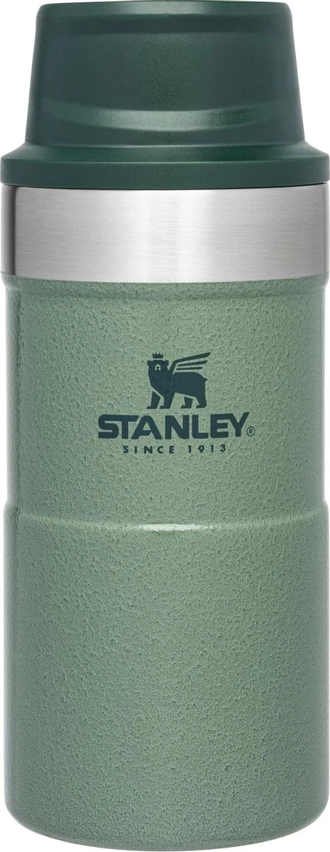 Stanley The Trigger-Action Travel Mug 0,25L - Thermosfles - Hammertone Green 1 Stanley The Trigger-Action Travel Mug 0,25L - Thermosfles - Hammertone Green