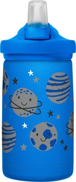 CamelBak Eddy+ Kids SST Vacuum Insulated - Isolatie Drinkfles - 350 Ml - Blauw (Space Smiles) 7 CamelBak Eddy+ Kids SST Vacuum Insulated - Isolatie Drinkfles - 350 Ml - Blauw (Space Smiles) -Demeyere Winkel 505x1200