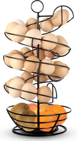 Eiermand – Eierrek – Eierhouder – Eieren – Zwart - Pasen - Tot 40 Eieren - BAULK® -Demeyere Winkel 654x1200