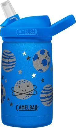 CamelBak Eddy+ Kids SST Vacuum Insulated - Isolatie Drinkfles - 350 Ml - Blauw (Space Smiles) 6 CamelBak Eddy+ Kids SST Vacuum Insulated - Isolatie Drinkfles - 350 Ml - Blauw (Space Smiles) -Demeyere Winkel 708x1200