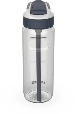 Kambukka Lagoon Drinkfles 750ml - Clear Met Geïntegreerd Rietje