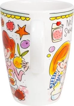 Blond Amsterdam Even Bijkletsen Beker XL 500 Ml - Mint Rand -Demeyere Winkel 833x1200 1