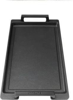 Eurolux Teppanyaki Plaat Met Grepen - 41 X 24 X 2.5 Cm - Zwart - Aluminium - Geschikt Voor Alle Warmtebronnen -Demeyere Winkel 878x1200
