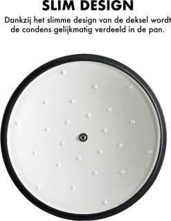 MOA Gietijzeren Braadpan - Inhoud 7,2 Liter - 30CM - Rond - Alle Warmtebronnen - Ook Voor Inductie - Gewicht 7,3 Kg - Wit - C30W -Demeyere Winkel 928x1200