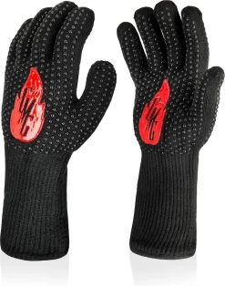 The Original Grill Master Gloves - Oven Handschoen - Hittebestendig - Tot 800 Graden Celsius - Grill Handschoen - Aramid - Oven - Gasfornuis - Koken - Cadeautip